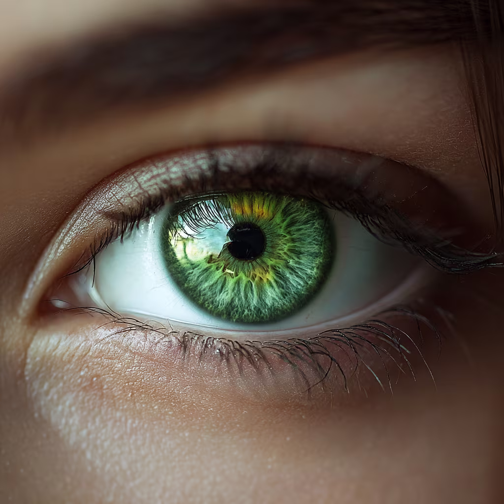 cool-green eye color