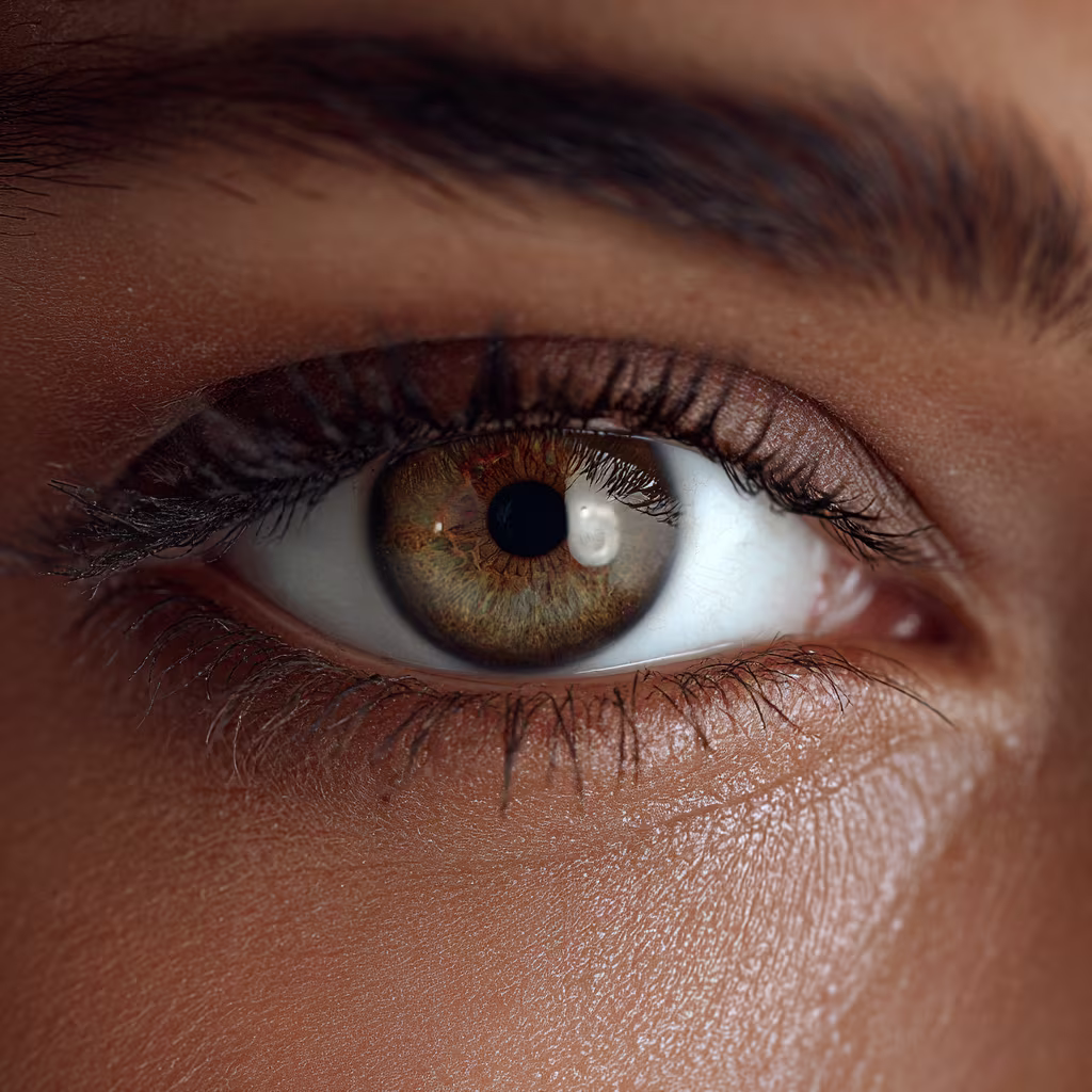 dark-brown eye color