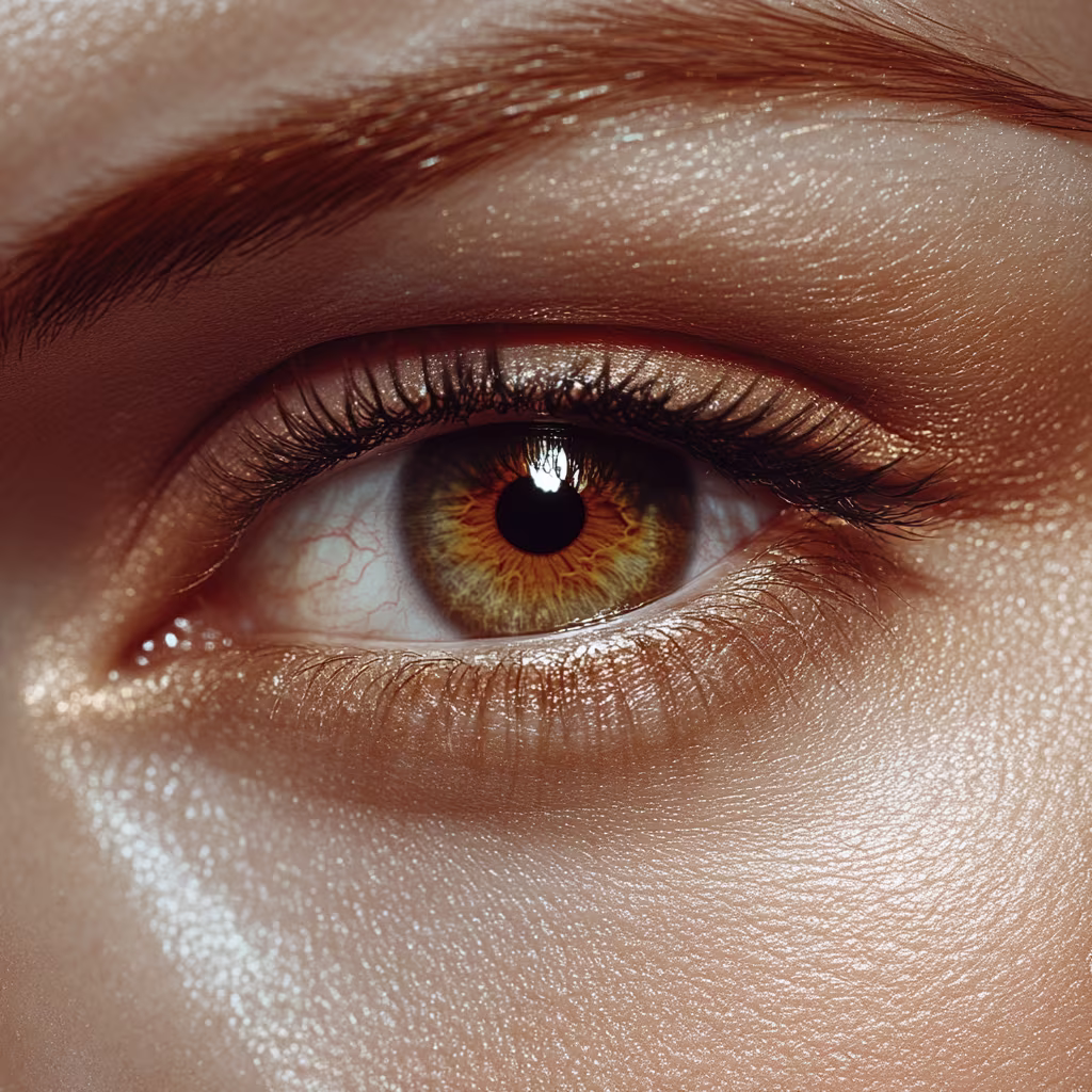 light-brown eye color