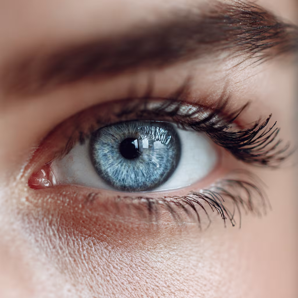 soft-blue eye color
