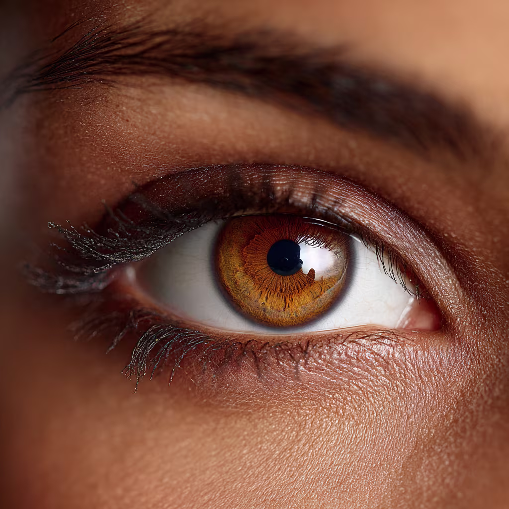 warm-hazel eye color