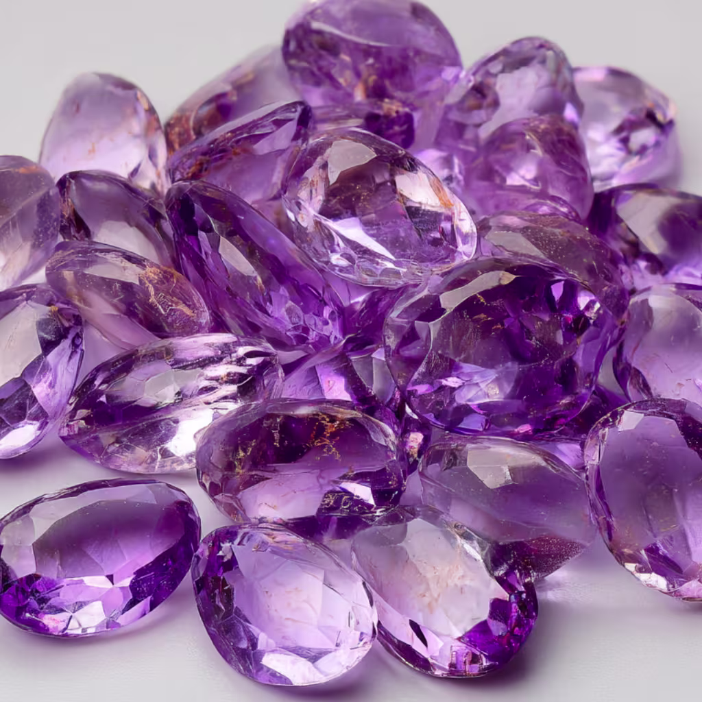 clear-amethyst gemstone