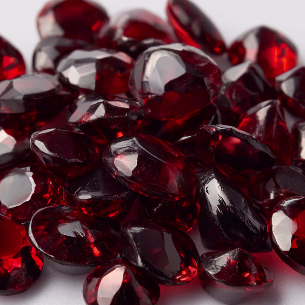 deep-garnet gemstone