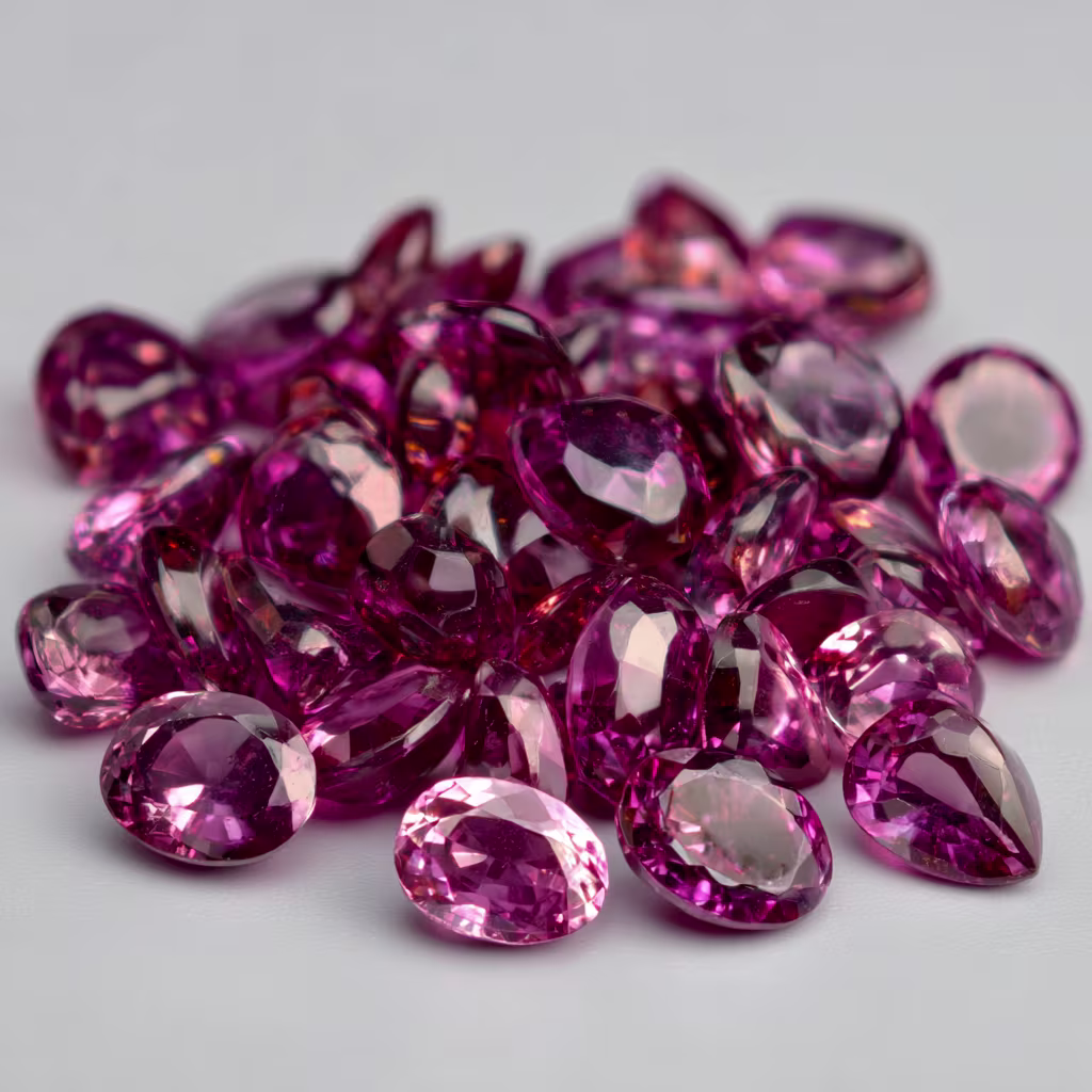 fuchsia-spinel gemstone