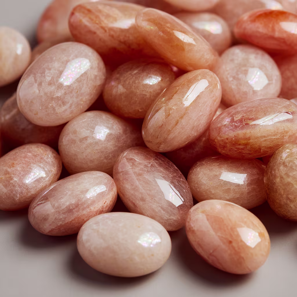 peach-moonstone gemstone