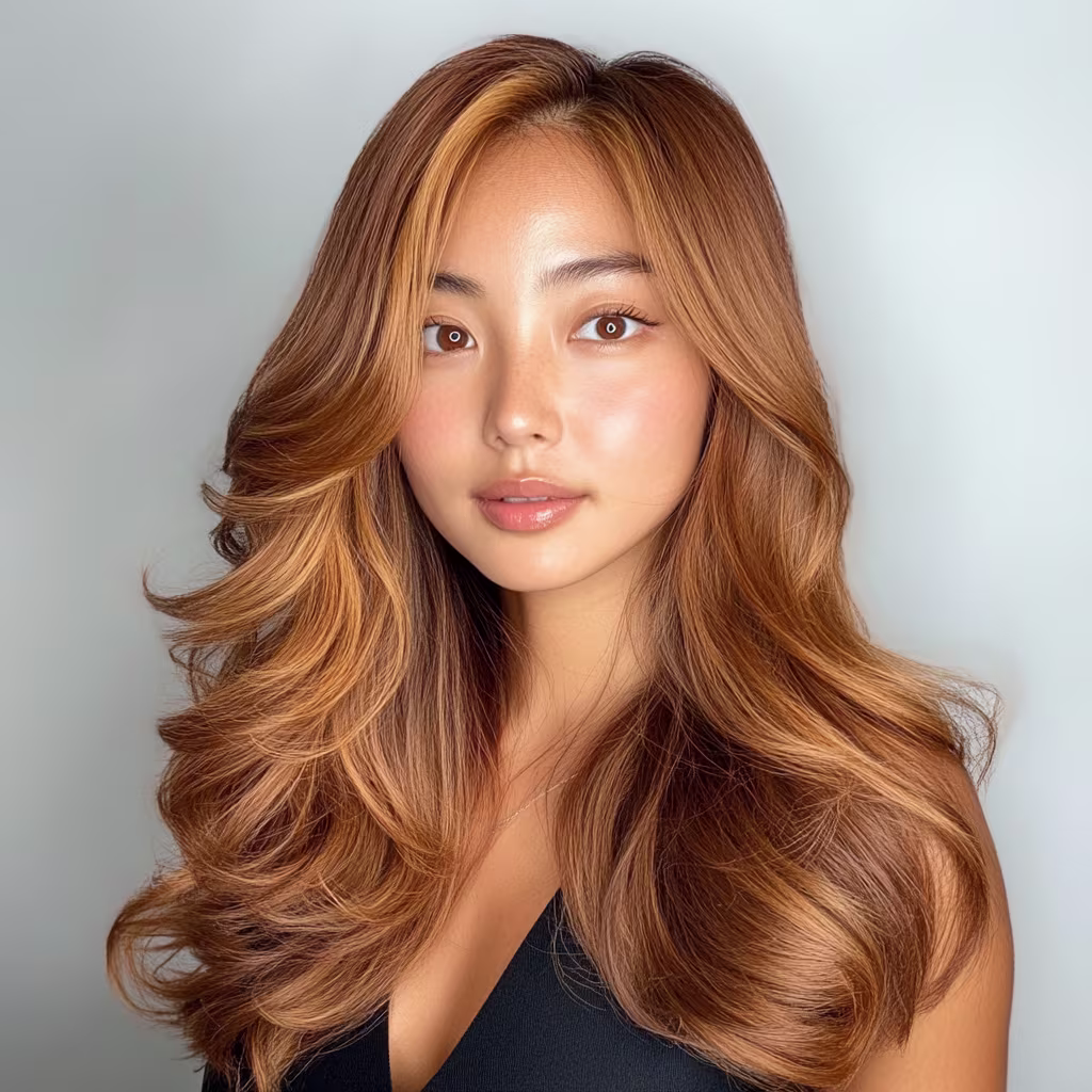 golden-brown hair color