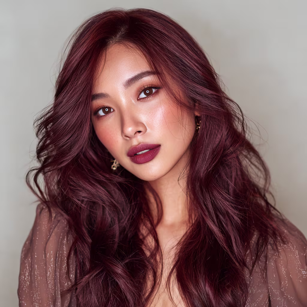 muted-cool-auburn hair color