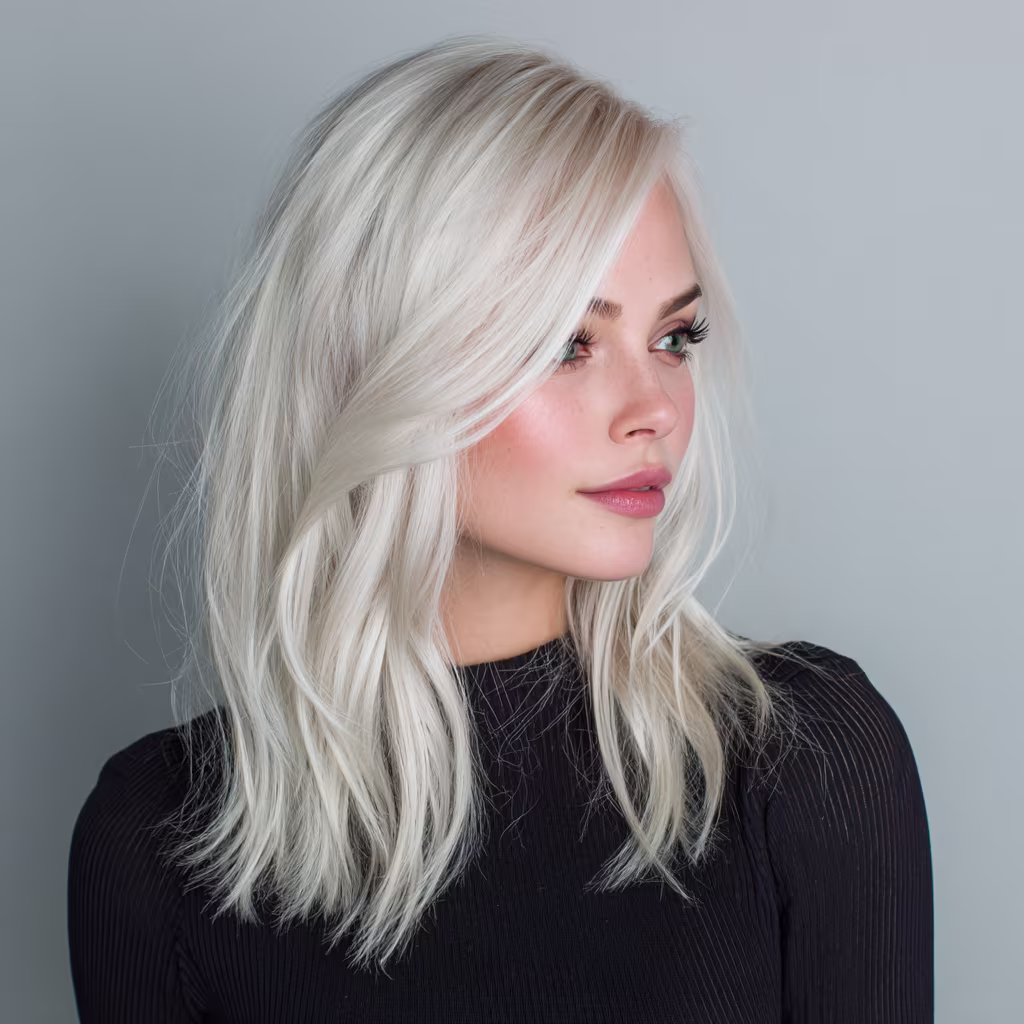 platinum hair color
