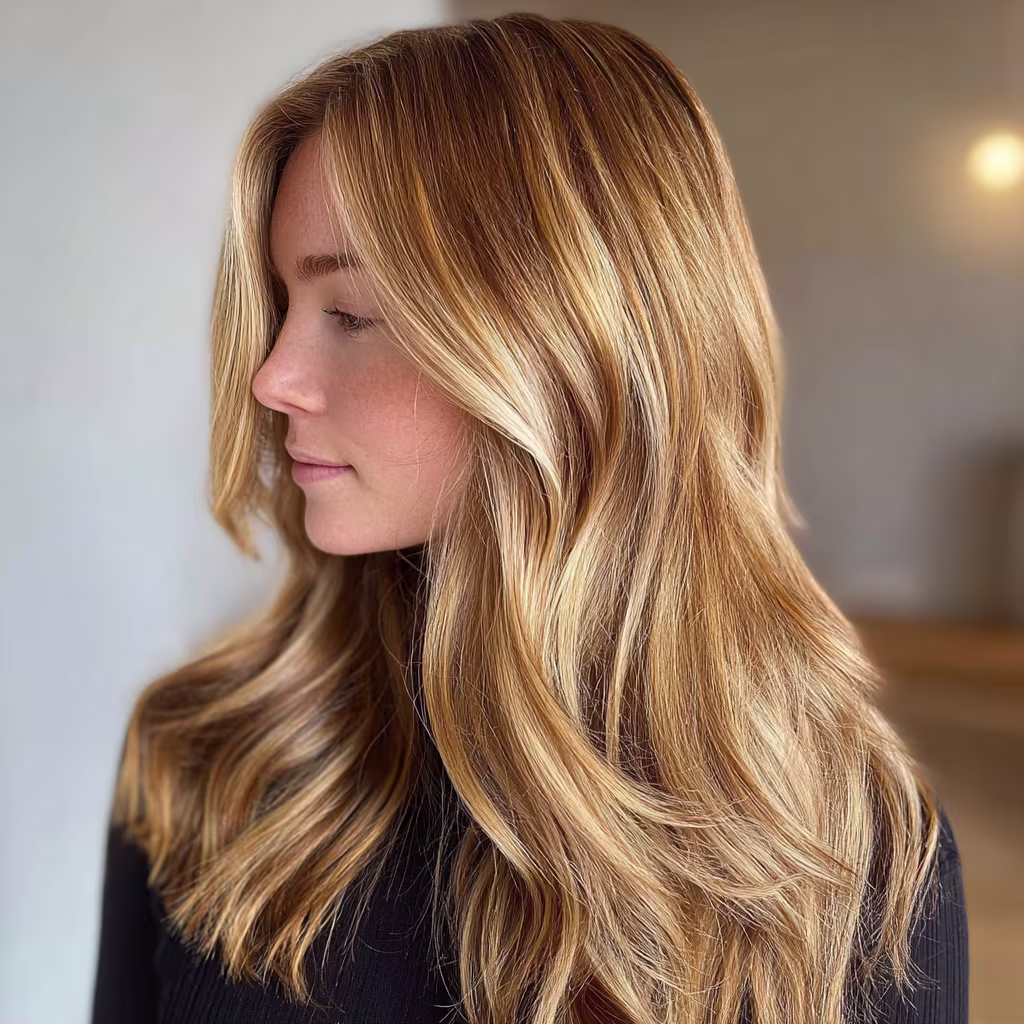 soft-honey-blonde hair color